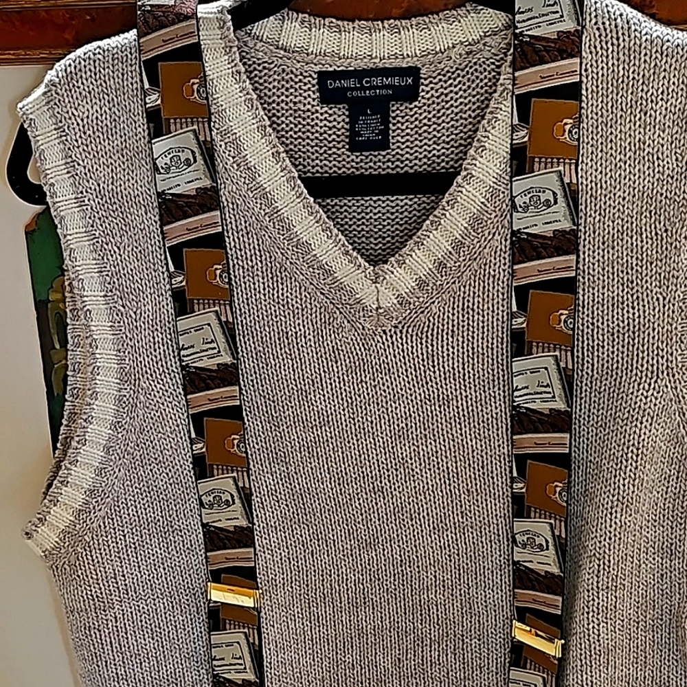 Men's suspenders FOR THE CIGAR SMOKER